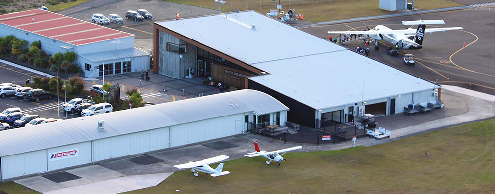 Kerikeri Airport aerial view